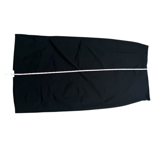 Mango MNG NWT Black Formal Pencil Skirt Back Slit Office Professional Size Large - Picture 12 of 12
